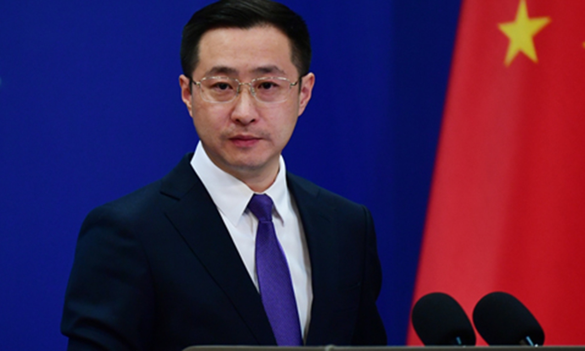 Chinese Foreign Ministry spokesperson Lin Jian Photo: Chinese Foreign Ministry