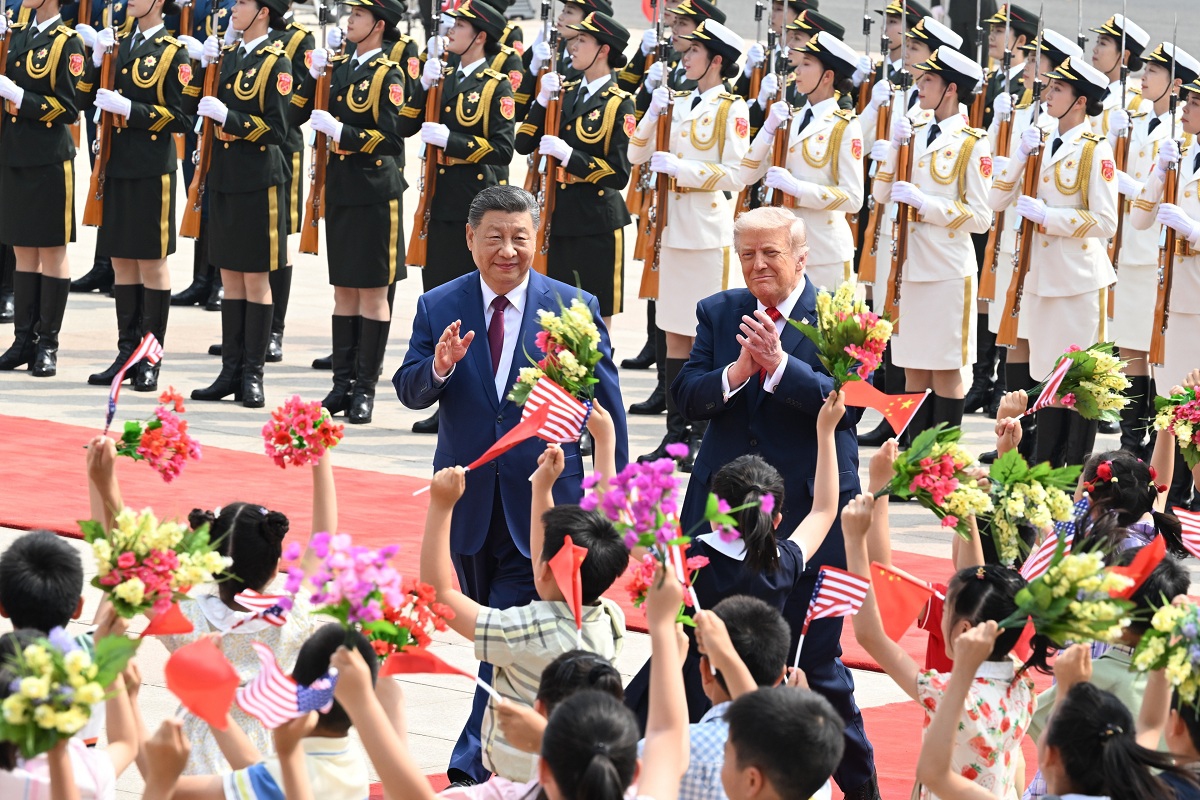 Chinese President Xi Jinping holds a welcome ceremony for US President Donald Trump, who is on a state visit to China, outside the Great Hall of the People prior to their talks in Beijing, capital of China, on May 14, 2026. Photo: Xinhua Chinese President Xi Jinping holds a welcome ceremony for US President Donald Trump, who is on a state visit to China, outside the Great Hall of the People prior to their talks in Beijing, capital of China, on May 14, 2026. Photo: Xinhua