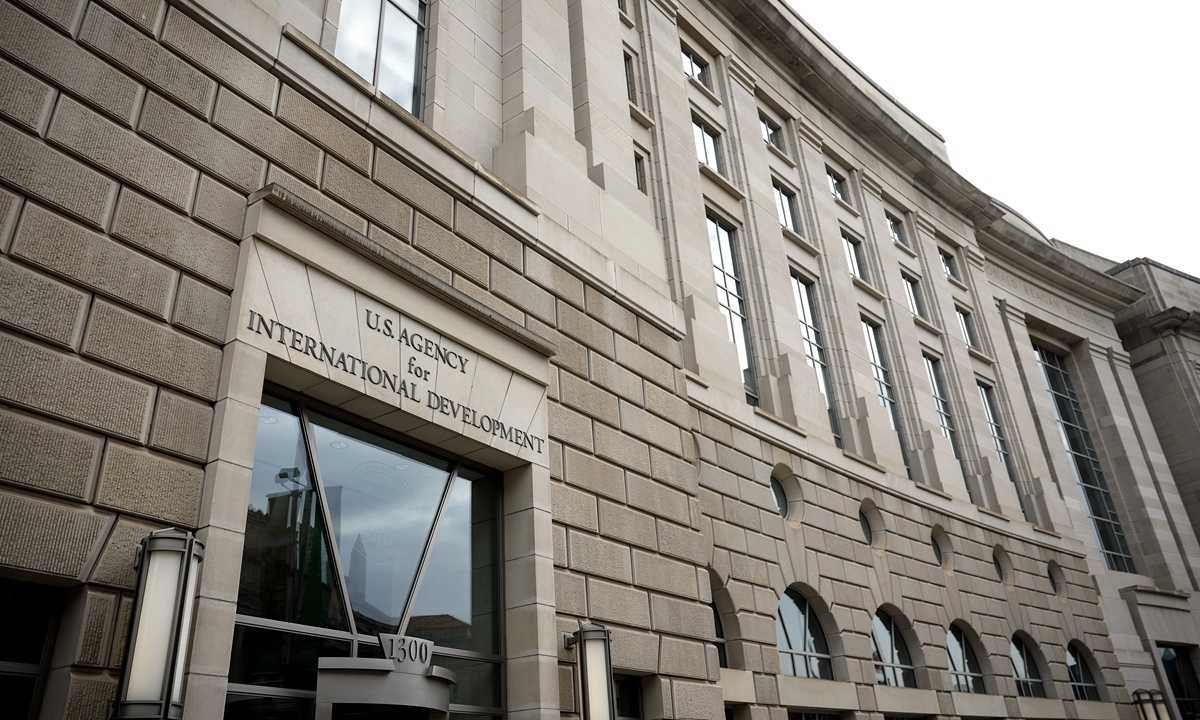 Picture shows the US Agency for International Development (USAID) headquarters in Washington, DC, the US, on February 3, 2025. Photo: VCG Picture shows the US Agency for International Development (USAID) headquarters in Washington, DC, the US, on February 3, 2025. Photo: VCG
