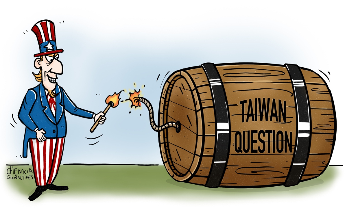 Taiwan question Illustration:Chen Xia/GT