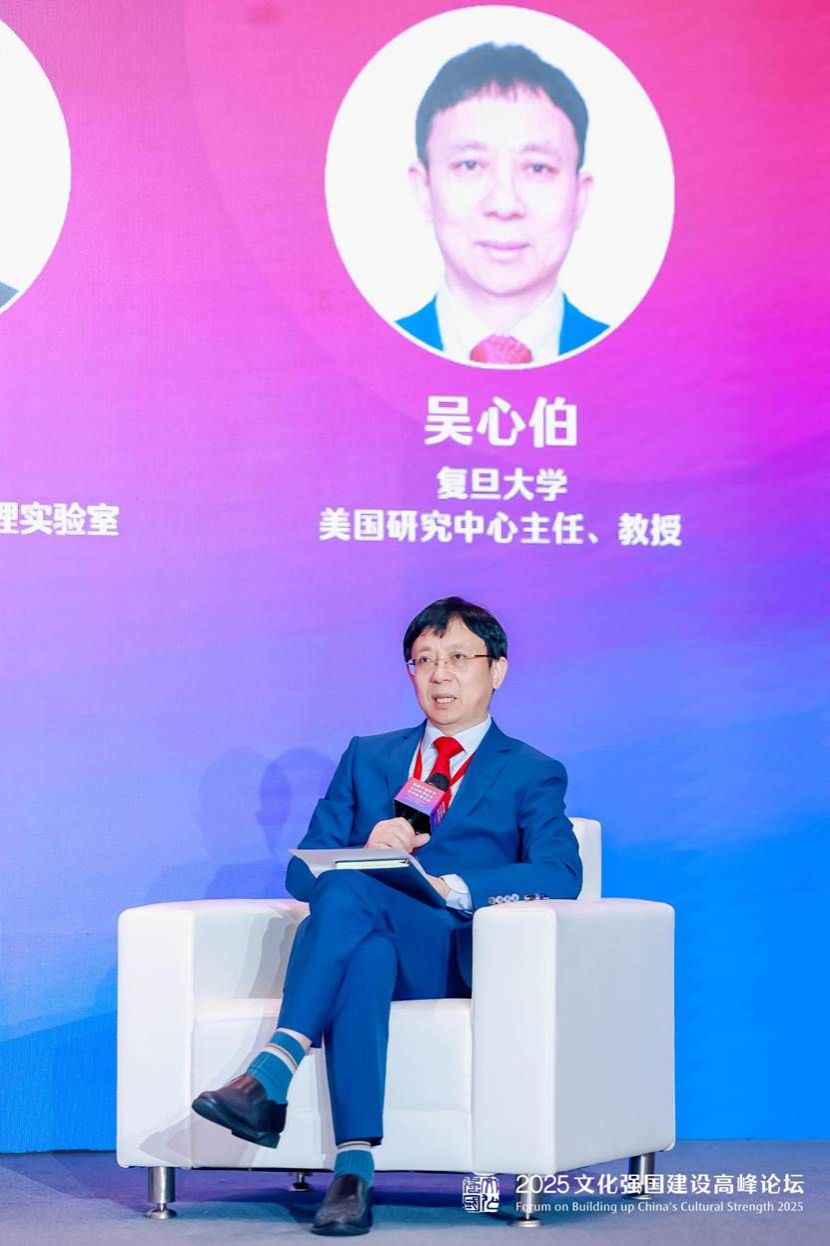 吴老师在文化强国论坛发言 吴老师在文化强国论坛发言